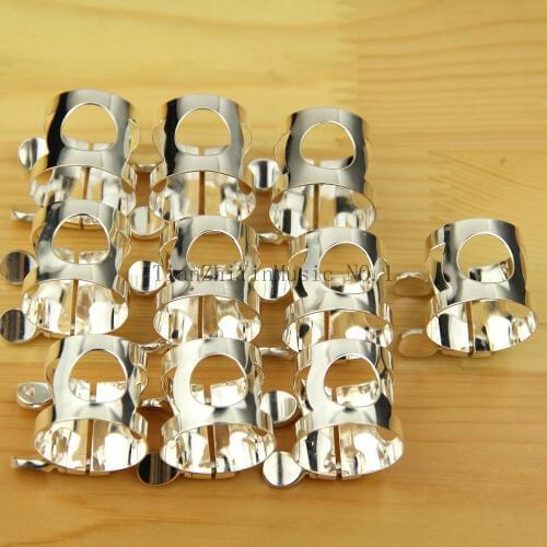 Clarinet parts bB Clarinet ligature 10pcs Silver plafe