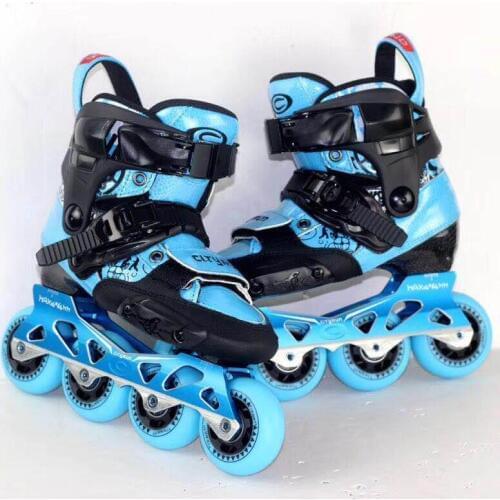 Children Slalom Roller Skates CityRun Inline Speed Roller Skate Shoes Street Brush Skating For Kids Adjustable Sneakers IA109