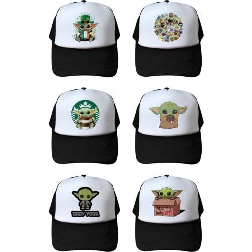 Disney plus Anime Star Wars Fashion Summer Baseball Cap Yoda Baby Figure Hat Sports Casual Caps Parent-child Outdoor Sun Hats