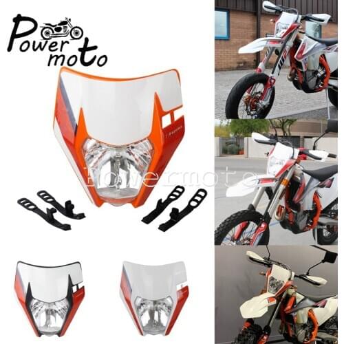 Enduro Motocross Headlight MX Dirt Pit Bike Running Lamp for EXC-F sixdays 250 350 450 XC XCF XCW Universal Dual Sport Light