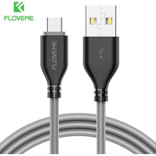 FLOVEME 5V/2.2A Micro USB Cable For Samsung Galaxy S7 S6 Edge For Xiaomi Redmi 4X 0.3m 1m Mobile Phone Cables Micro USB Charge