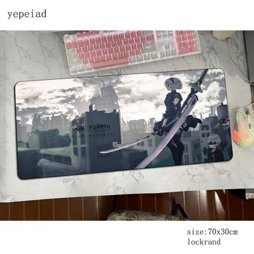 Nier automata padmouse 800x400x3mm gaming mousepad game gifts large mouse pad gamer computer desk Xxl mat notbook mousemat pc
