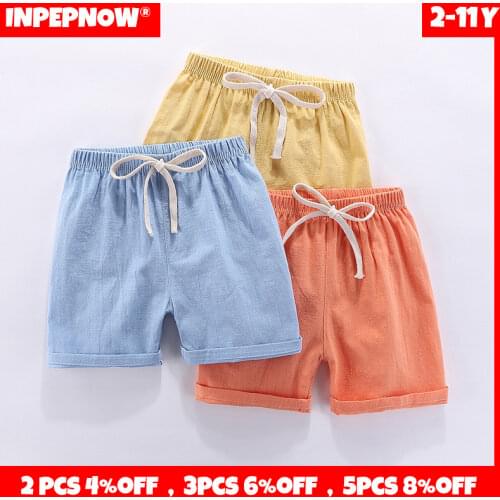 INPEPNOW Baby Boys Shorts for Gilrs 2019 Solid Colorful Summer Beach Trousers Kids Shorts Childrens Pants Clothing DK-CZX13