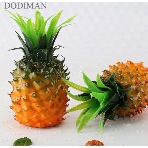 High Simulation fruit aggravation pineapple ornaments fake model photography props Accessories home Party Decor Artificial Fruit