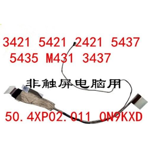 LCD Cable For Dell Inspiron 14 14R 2421 3421 3437 5421 5437 50.4XP02.001 DP/N 0N9KXD N9KXD Video Screen Data LVDS Display Flex
