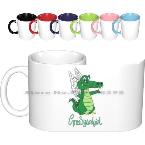 Grav3yardgirl Gator Design Ceramic Mugs Coffee Cups Milk Tea Mug Grav3yardgirl Bunny Bunny Meyer Alligator Gator Swamp Family
