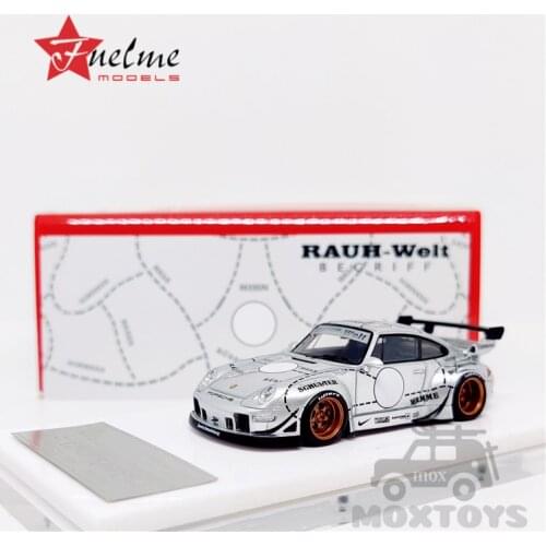 FuelMe 1:64 RWB 993 Silver Phantiom Resin Model Car