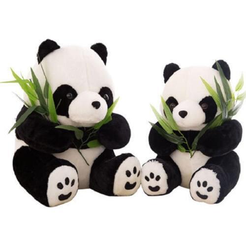 New 9 size Hot Super Cute Plush Toys Stuffed Animals Panda Doll With Bamboo For Boys Girls Children Kids Chritmas Gifts