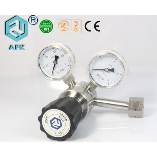 Single Stage High Pressure Stainless Steel Nitrogen Argon Gas Pressure Regulator with CGA580/ GGA540/GCA660