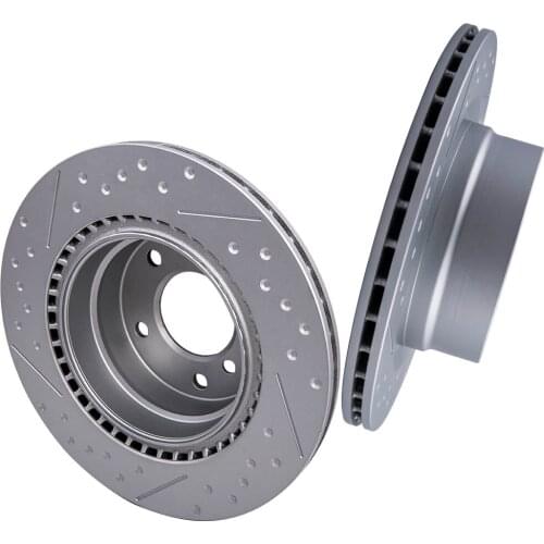 Pair 5 Holes 300 mm Left RH Rear Brake Rotors Disc for BMW 120i 118i 125i 3.0L