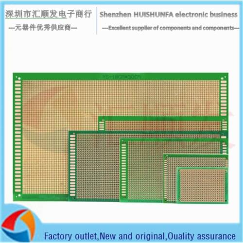 PCB circuit board CNC fiberglass universal circuit board green oil board test board universal board 5*7*9*15CM