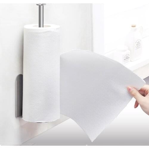 Paper Towel Storage Shelf Storage Rack Stainless Steel Vertical Diversified Paper Towel Holder Wall Mount Paper Storage Holder
