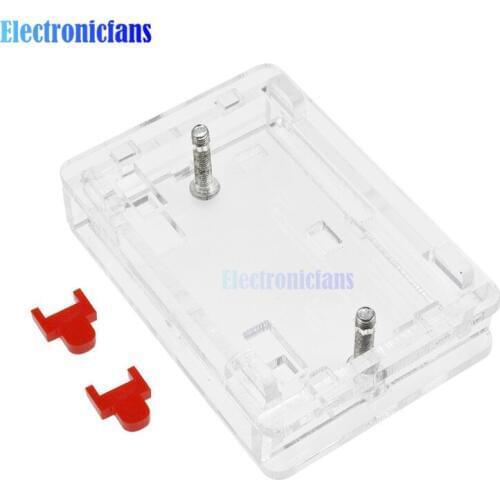 Acrylic Clear Case Shell Housing Box For 3A DC-DC Step down LCD Display Voltmeter Diy Kit