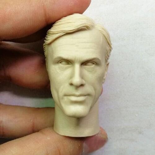 Blank 1/6 The German Generals Hans Landa Head Sculpt Unpainted Fit 12" Figure B Style