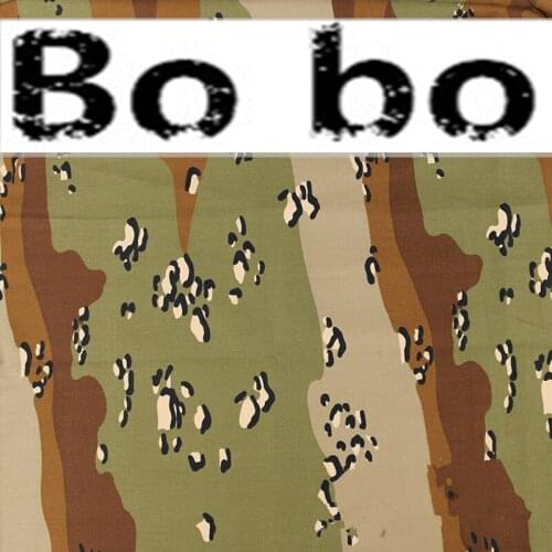 Desert camouflage polyester cotton twill camouflage fabric