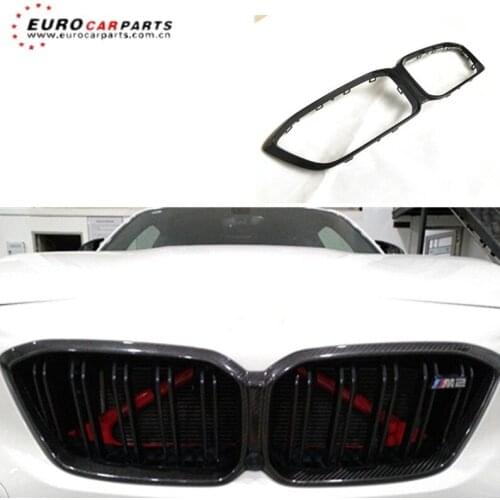 Dry carbon fiber material grille cover fit for M2C grille