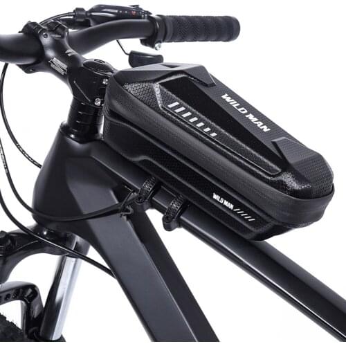 Bicycle Bag MTB Bike Front Tube Frame Waterproof Zipper Handlebar Pouch Touchscreen Bag MTB Pack Bicycle Accessories