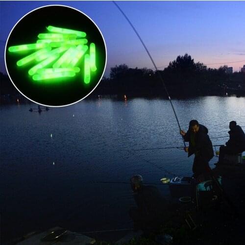 15/20PCS Night Fishing Float Lights Dark Glow Stick Useful Fish Fluorescent Lightstick