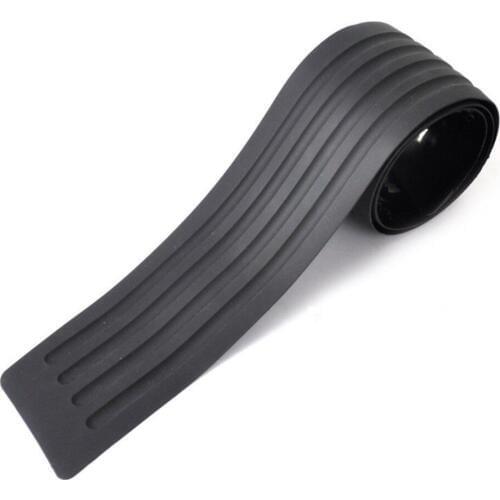 Universal 1PCS Black Soft Rubber Accessories Scratchproof Car Rear Bumper Trunk Sill Plate Cover Protector Guard Scratch Pad Mou