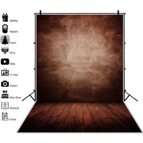 Vintage Solid Color Photocall Backdrop Baby Portrait Vinyl Photography Background Grunge Gradient Backdrops for Photo Shooting
