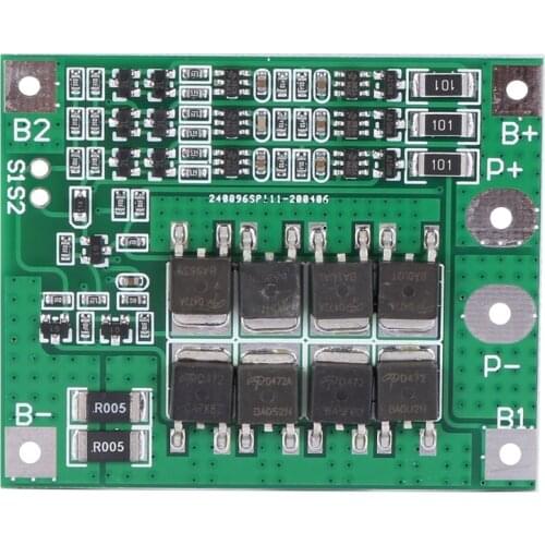 3S 12.6V 25A 18650 Li-ion Lithium Battery BMS Protection PCB Board With Balance