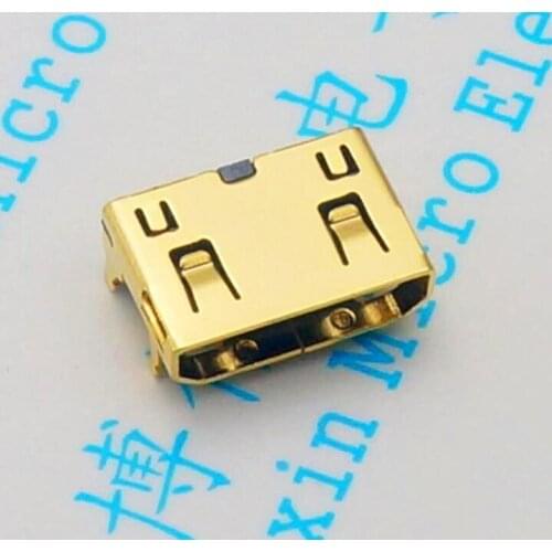 10pcs/MINI HDMI HD interface Female seat 19P SMD HD interface HD transmission socket
