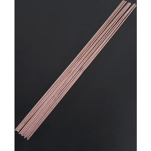 10pcs Low Temperature Flat Soldering Rods For Welding Brazing Repair 3x1.3x400mm