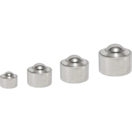 2PCS KSM-8/10/12/15/19/22/25/30 Precision Ball Transfer Unit Machined Ball Caster Roller Transfer Unit Conveyor Ball Roller