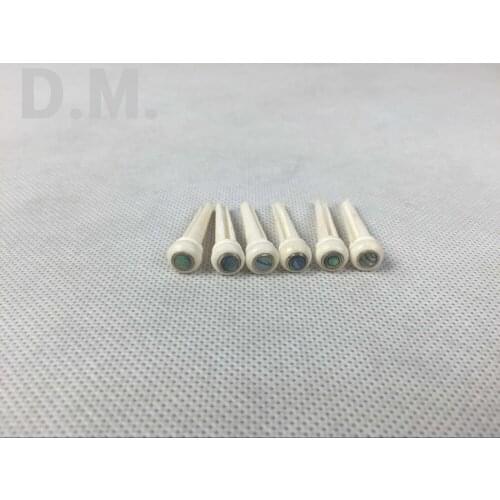 2 PCS Guitar String Ding Pure Bull Bone String Cone Shell Point Guitar Solid String Cone Inlaid with Phnom Penh High-end Folk