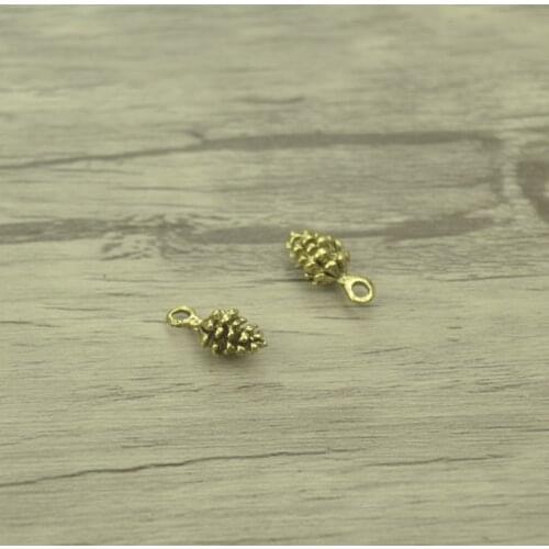 35pcs/lot Fashion Antique bright bronze Alloy Pine cones Charms Fit Pendants & Necklace Jewelry Findings DIY Handcraft K01