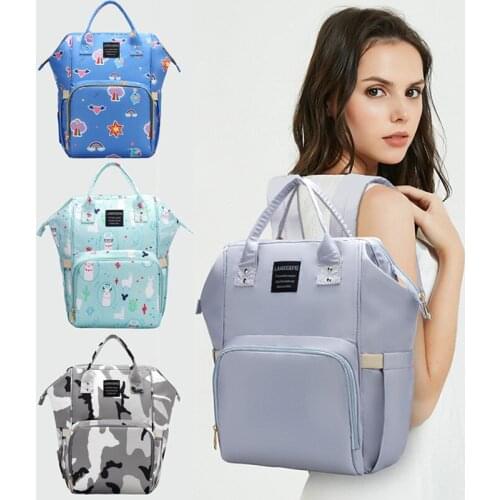 Large Capacity Mummy Diaper Bag Waterproof Fashion Maternity Diaper Bags Baby Care Nursing Bag Mother Backpacks Mummy Nappy Bags
