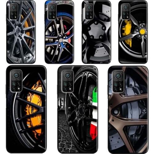 Wheel Racing Car Case For Xiaomi Mi 11 Ultra 9 10 Note 10 Lite Mi 10T Pro Back Cover For POCO X3 Pro M3 F3
