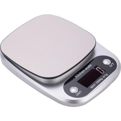 AJY 3kg/0.1g Stainless steel Digital Kitchen Scale food weighing scale with LCD Display
