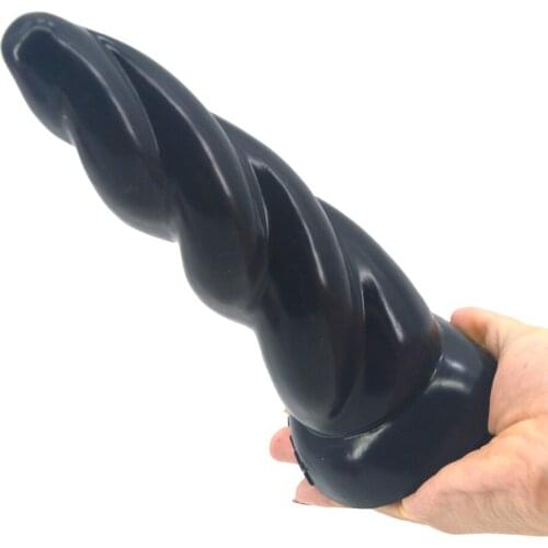 Color silicone sex toys emerald green white blue twist anal plug sex products for women male anal massage masturbator anal toy