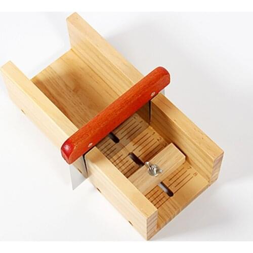 Wooden Soap Cutter Handmade Soap Cutting Tool Set Diy Solid Wood Soap Trimmer String Knife Soap Cutting Planer with Scale