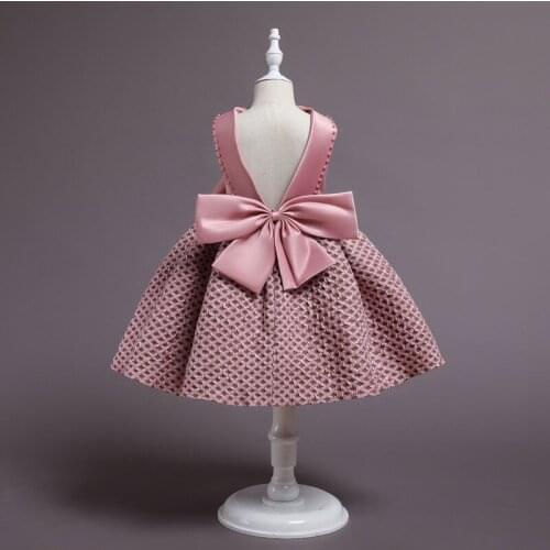 Children Evening Dress 2-10 Years Girls Princess Party Gown Wedding Flower Girls Dress Kids Teens Birthday Performance Ball Gown