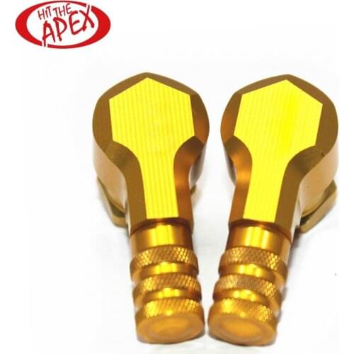 CNC Tire Valve 2pcs 11.3mm Aluminum Universal Motorcycle Tire Stem Valve Caps 90 Degree