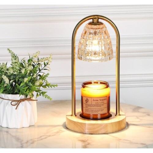 Aromatherapy lamp melting wax lamp candle essential oil table lamp bedroom aromatherapy stove machine essential oil without fire