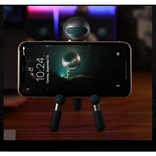 Alien Mobile Phone Stand Creative Aluminum Alloy Stand Flat Support Stand Gift Art Decoration