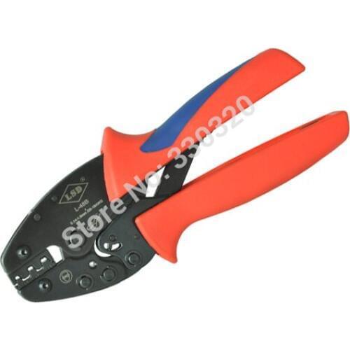 Ratchet crimp tool for crimping non insulated terminals 0.14 -1.5mm2 mini crimping tool for tab terminals contacts 26-16AWG