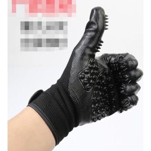 Pet grooming glove hair brush dog cat fur removal Hair Remover Dog Horse Cat Shedding Bathing Massage Brush Clean Comb Animals