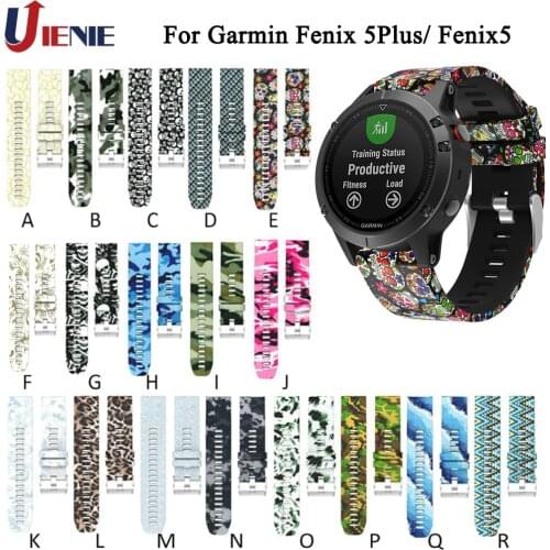 For Garmin Fenix 5/5 Plus/Instinct Watchband Strap Smart Watch Band 22mm Quick Release Silicone Bracelet for Forerunner 935 945