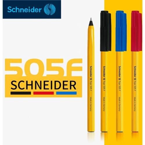 1pcs German Schneider 505F Neutral Pen 0.5mm Ball Pen Large Capacity Student Examination Waterproof, Smooth and Portable