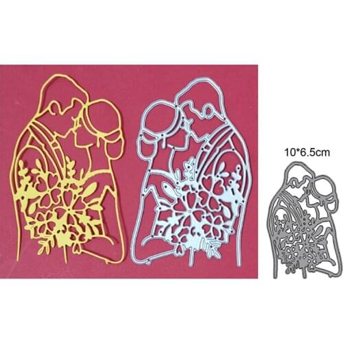 Couple Cutting dies New 2021 Metal Cutting Dies For DIY Scrapbooking and Cards Making Decorative Embossing Die Cuts Craft dies