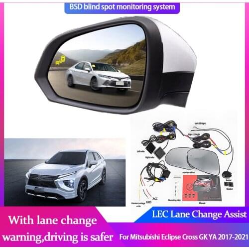 Car Blind Spot Mirror Radar Detection System for Mitsubishi Eclipse Cross GK YA 2017-2021 BSD Microwave Monitor Radar Detectors