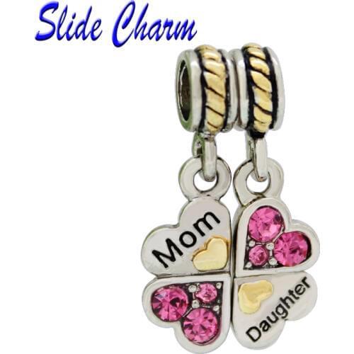 Slide charm free shipping DIY beads Little monkey happy birthday animal charm beads fit Pandora bracelet necklace