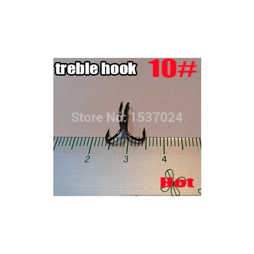 Free shipping Treble Fishing Hooks 10# 500pcs Direct factory