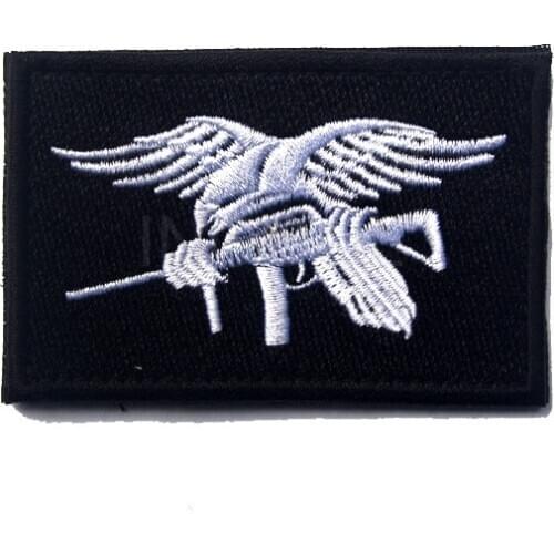 Embroidered Patch NAVY SEAL TEAM Patch Tactical Emblem Badges Embroidery Patches For Jackets Backpack Jeans