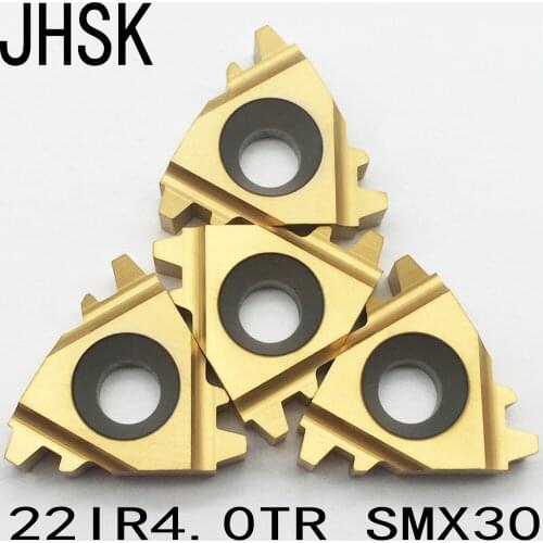 10pcs 22IR 4.0TR SMX30 Insert Carbide Insert For Threading Turning Tool Boring BAR blade High cost performance