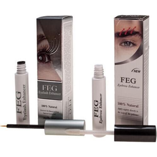 2Pcs/Set Feg Eyelash Enhancer Liquid Lengthening Cream Natural Eye Brows Treatments Serum Growth Eye Makeup Gel